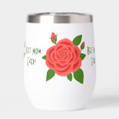 Moederdag Rode Roos (Achterkant)