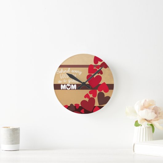 Moederdag  ronde klok (Huis)