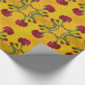 Moederdag rood rozenpapier cadeaupapier (Hoek)