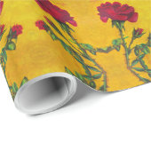 Moederdag rood rozenpapier cadeaupapier (Rol Hoek)