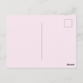 Moederdag Roos Briefkaart (Achterkant)