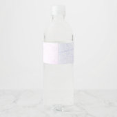 Moederdag Roos en Confetti Waterfles Etiket (Achterkant)