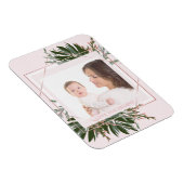 Moederdag Roos Gold Floral Persoonlijke foto Magneet (Rechterzijde)