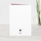 Moederdag Roos Kaart (Achterkant)