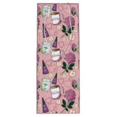 Moederdag Roos Wijn Cadeautas (Achterkant)