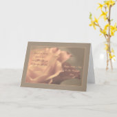 Moederdag Roos Zegen Kaart (Gele Bloem)