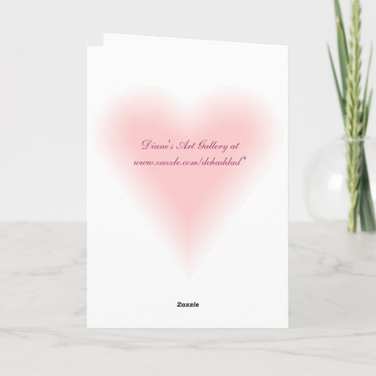 Moederdag Rose Bouquet Kaart (Achterkant)