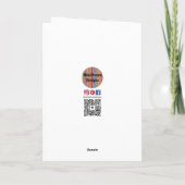 Moederdag Roze Bloemen Kaart (Achterkant)