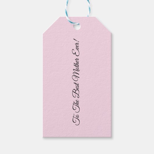 Moederdag Roze, Gift Tag Cadeaulabel (Voorkant)