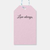 Moederdag Roze, Gift Tag Cadeaulabel (Achterkant)