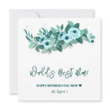Moederdag Roze Groenelementen Felicitaties