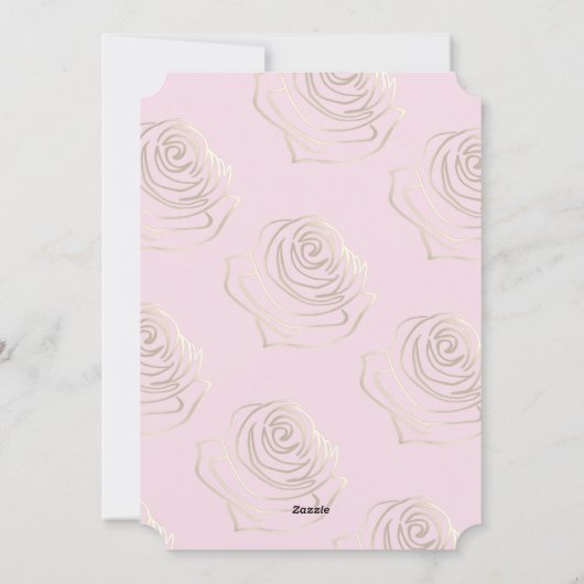 Moederdag  Roze Kaart (Achterkant)