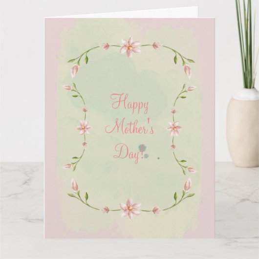 MOEDERDAG (ROZE) KAART (Voorkant)