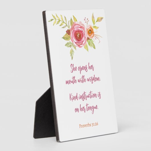 Moederdag Roze lettergrepen Fotoplaat (Zijkant)