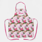 Moederdag roze roze van mama schort (Voorkant)