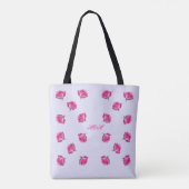 moederdag roze rozen All-Over-Print Tas (Achterkant)