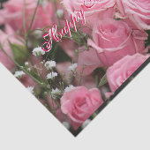  Moederdag Roze Rozenweefsel Papier (Detail)