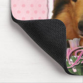 moederdag - Roze Tulips - Collie - Natalie Muismat (Hoek)