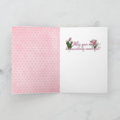 Moederdag - Roze Tulpen - Amerikaanse Eskimo Kaart (Binnen)
