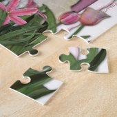 moederdag - Roze Tulpen - Bichon Frise Legpuzzel (Zijkant)