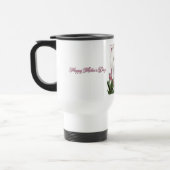 moederdag - Roze Tulpen - Bichon Frise Reisbeker (Links)