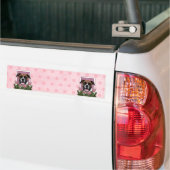 moederdag - Roze Tulpen - Boxer - Vindy Bumpersticker (Op Truck)