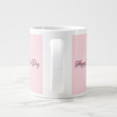 moederdag - Roze Tulpen - Bulldog Grote Koffiekop (Achterkant)