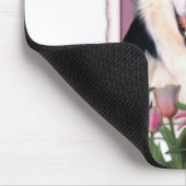 moederdag - Roze Tulpen - Grensligheid Muismat (Hoek)