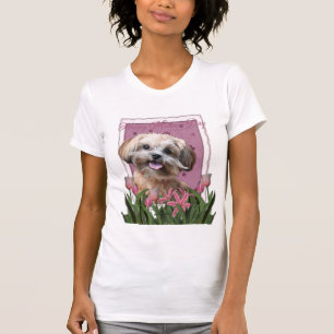 moederdag - Roze Tulpen - ShihPoo - Maggie T-shirt