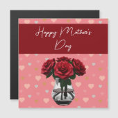 Moederdag rozen Boeket Bloemen Elegant Rood (Voorkant / Achterkant)