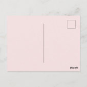 Moederdag rozen Boeket Bloemen Elegant Rood Briefkaart (Achterkant)