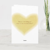 Moederdag Rozen in porseleinen kom Kaart (Achterkant)