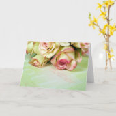 Moederdag Rozen Kaart (Gele Bloem)