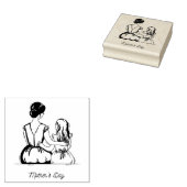 Moederdag Rubber Stempel (Gestempeld)