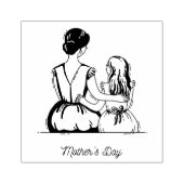 Moederdag Rubber Stempel (Afrduk)