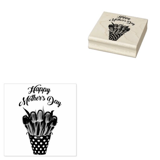 Moederdag Rubberstempel (Gestempeld)