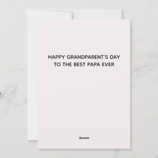 Moederdag Rustiek Hout en Gebladerte Aangepaste Ci Feestdagenkaart (Achterkant)