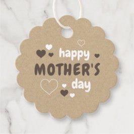 Moederdag Rustisch handwerk CC1107 Bedankjes Labels