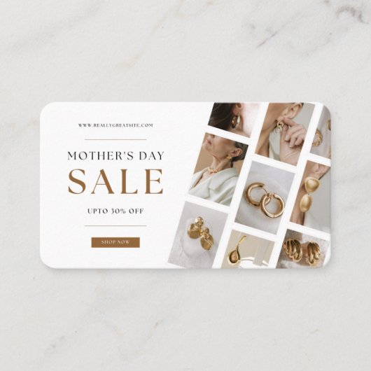 Moederdag Sale Korting Kaart (Voorkant)