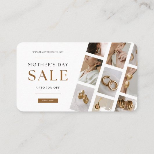 Moederdag Sale Korting Kaart (Achterkant)