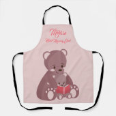 Moederdag Schattigee Beren. Schort (Voorkant)