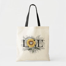 Moederdag Schattigee Bloem Liefde Canvas tas
