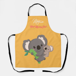 Moederdag Schattigee Koala's. Schort