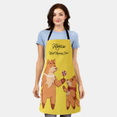 Moederdag Schattigee vossen. Schort (Gedragen)