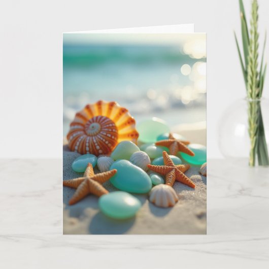 Moederdag Schelp Kunstkaart van de Zee Kaart (Voorkant)