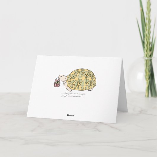  Moederdag schildpad Kaart 5 (Achterkant)