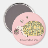  moederdag schildpad magneet (Voorkant / Achterkant)