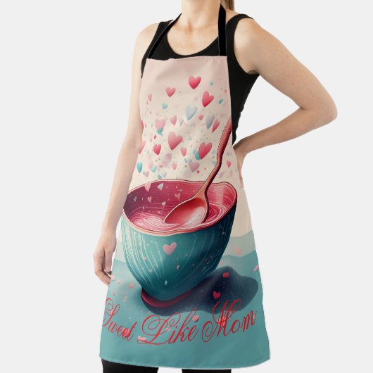 Moederdag Schort - Bakken met liefde - Schattige h (Insitu)