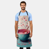 Moederdag Schort - Bakken met liefde - Schattige h (Gedragen)