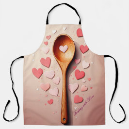 Moederdag Schort - Bakken met liefde - Schattige h